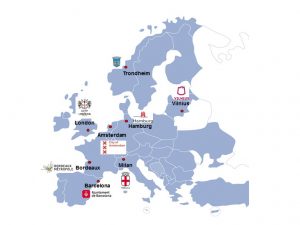 City map of the CEFG Group.