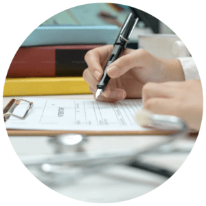 writing form hand